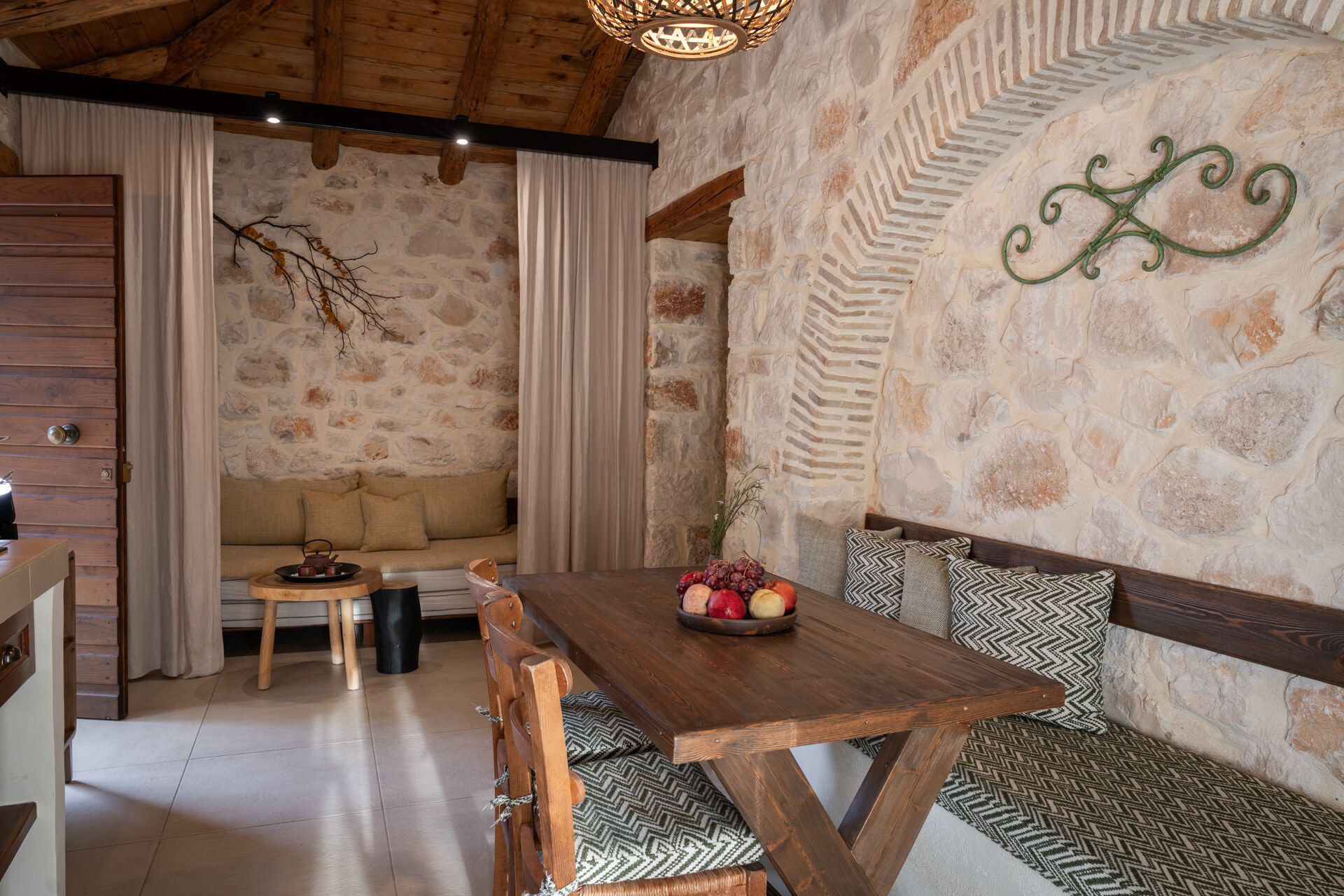 Villa: living area
