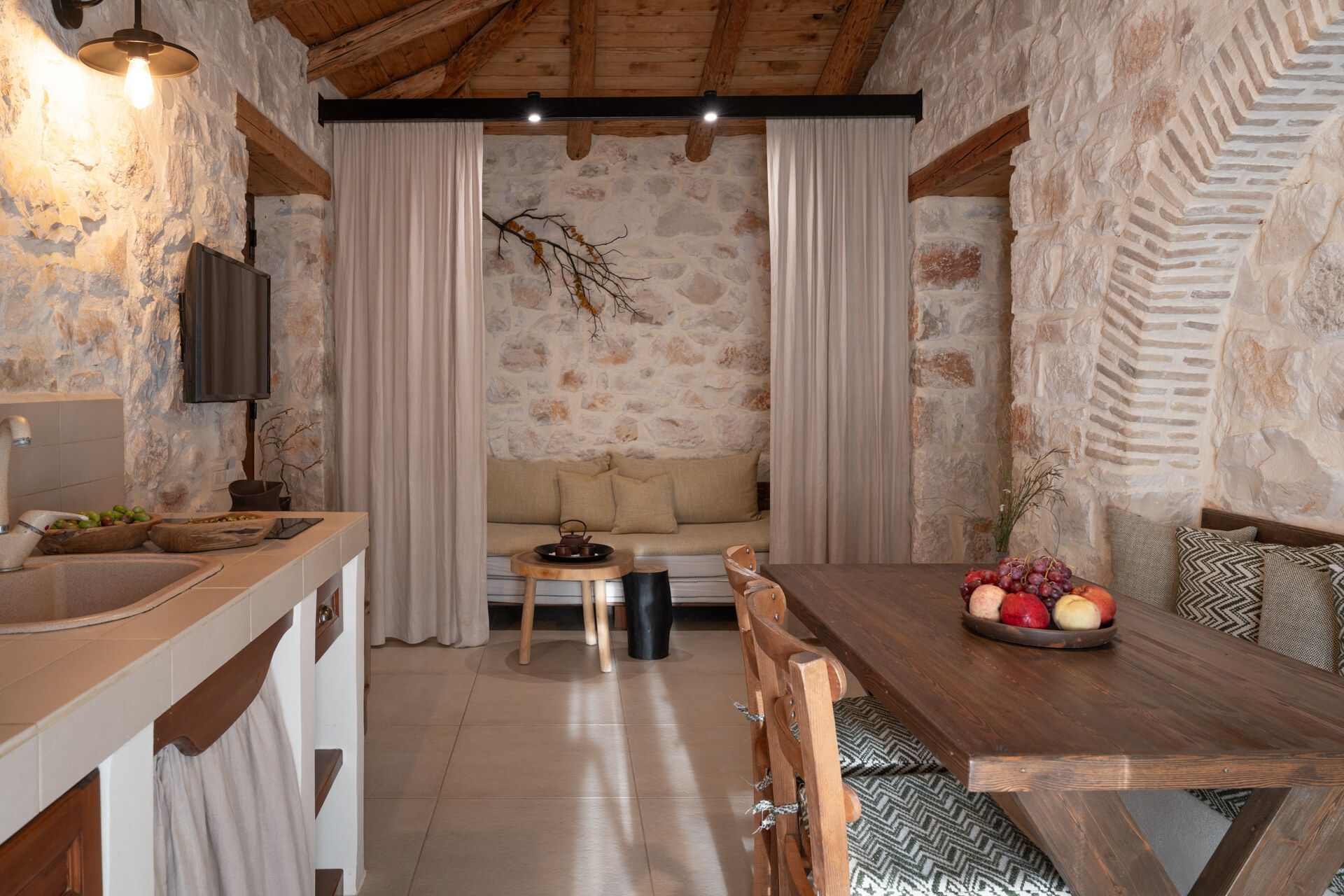 Villa: living area